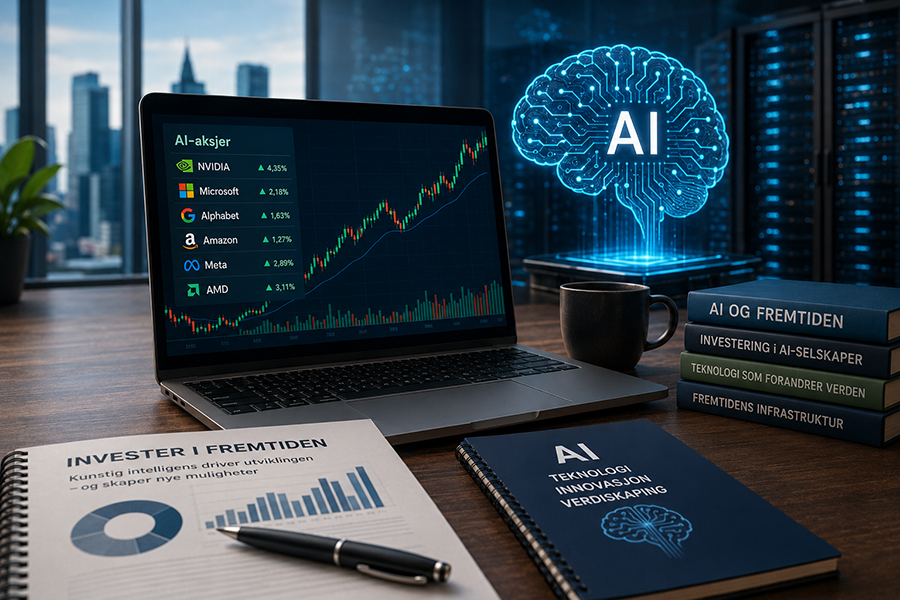 Investering i AI-relaterte aksjer
