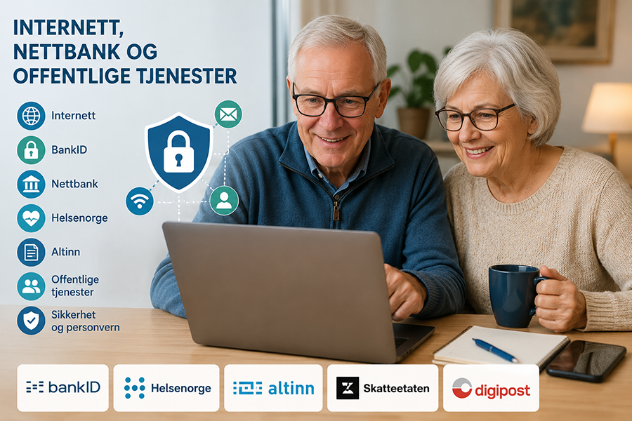 Internett, nettbank og offentlige tjenester